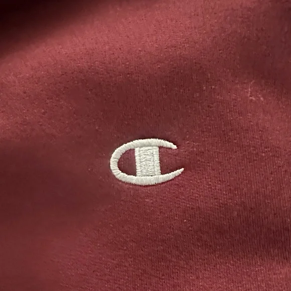 Champion Burgundy Crewneck Sweatshirt - Picture 3 of 3